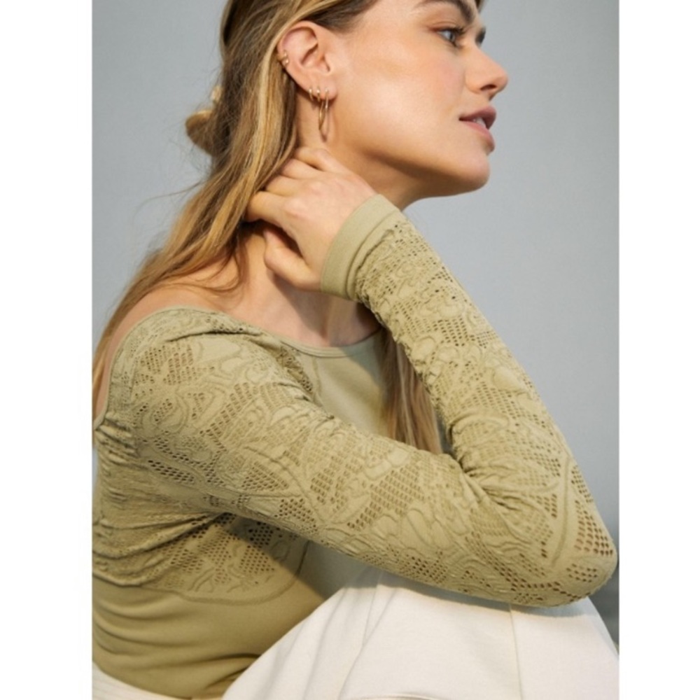 Anthropologie Seamless Boat Neck Top